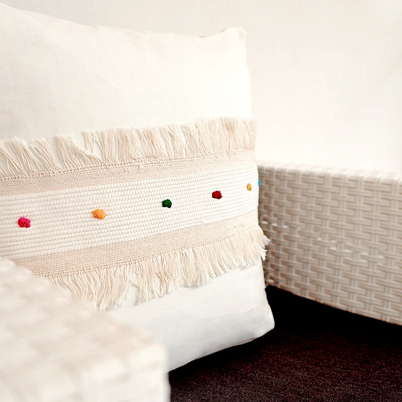 Multicolored Mediterranean Cushion