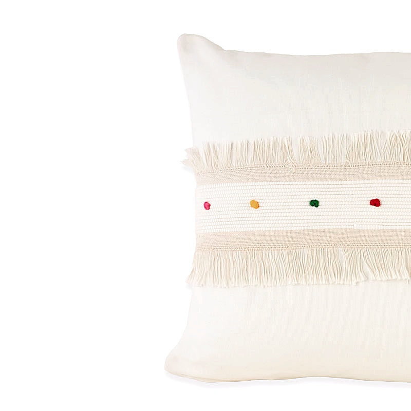 Multicolored Mediterranean Cushion