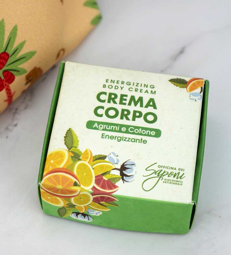 Set pochette da viaggio con crema corpo solida naturale