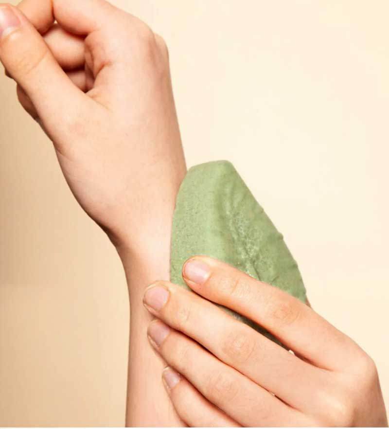 Pochette Leone Reale fatto a mano con prodotto cosmetico naturale