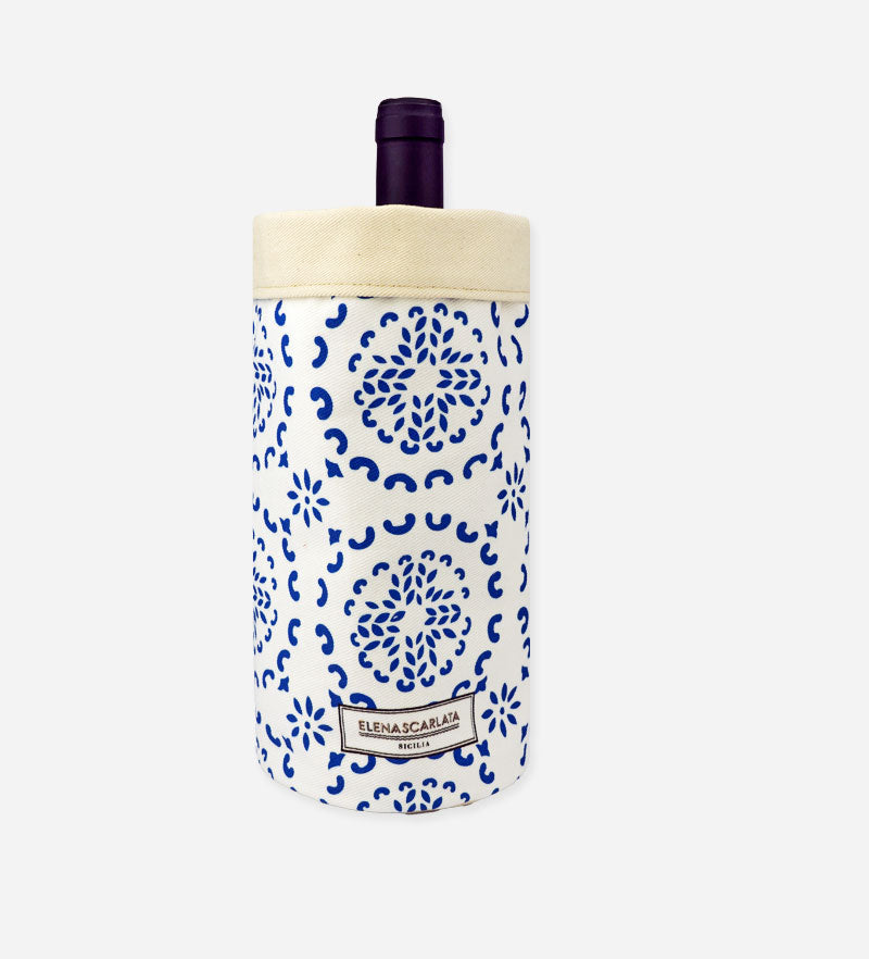 Porta Vino da Tavola Mediterraneo Blu