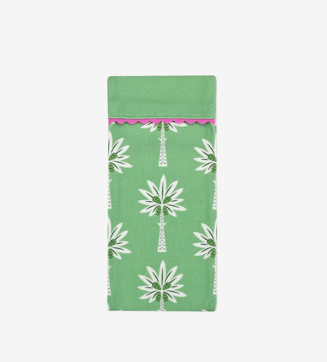 Astuccio Porta Spazzolino Palme Reali Verde