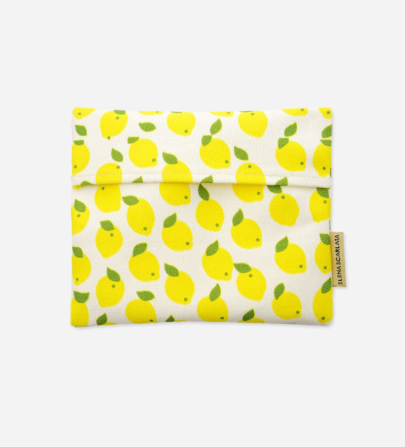 Porta Sapone in Cotone Limone
