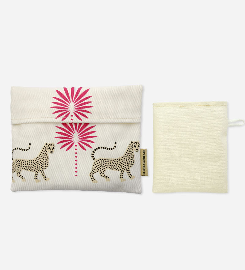 Fuchsia Leopard Travel Soap Dish