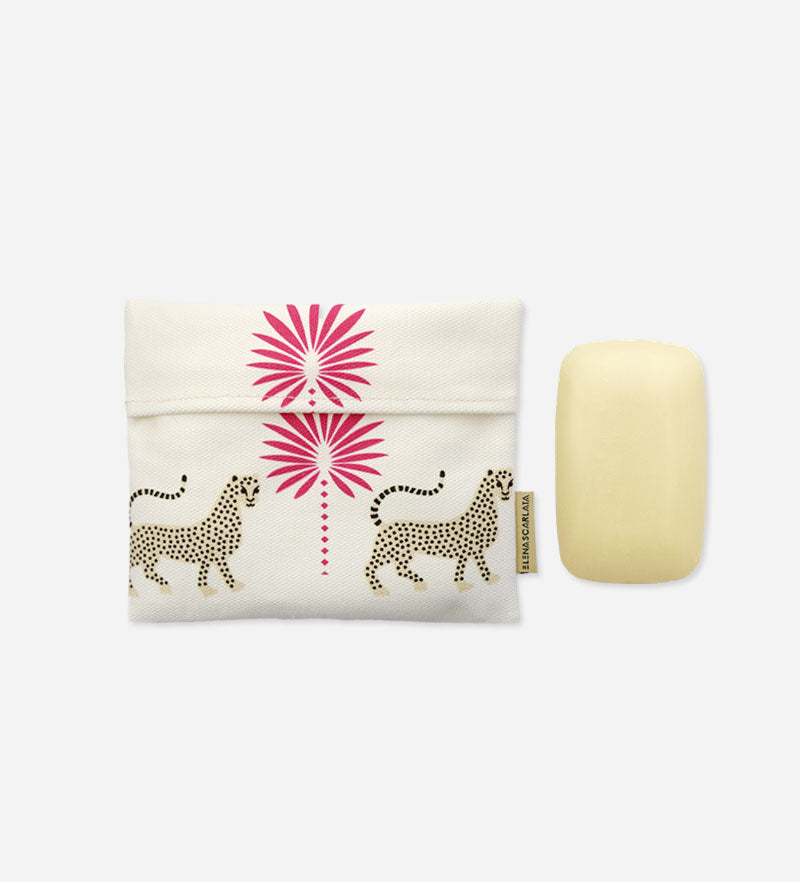 Fuchsia Leopard Travel Soap Dish