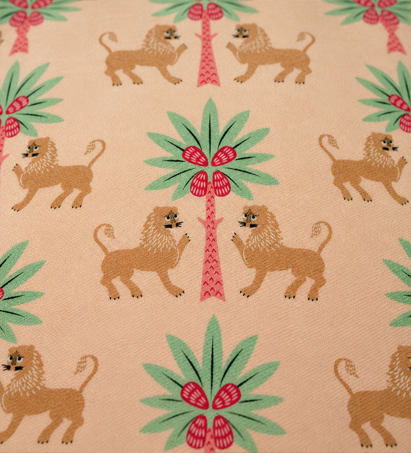 Leone Reale Cuscino in cotone