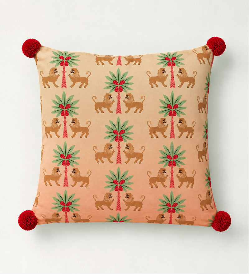 Leone Reale Cuscino in cotone