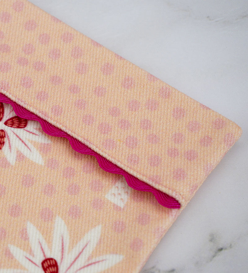 Sicilian Garden Set: Organic Cotton Soap Pouch + Argan Oil Soap