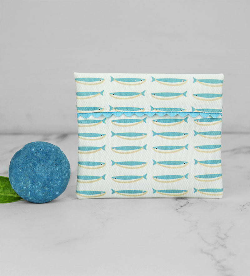Mediterranean Aquarium - Cotton Soap Dish & Soap Set