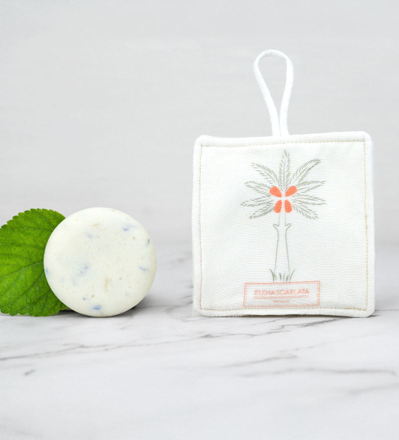 Royal Palm Facial Set – Gentle Solid Facial Scrub & Exfoliating Pad