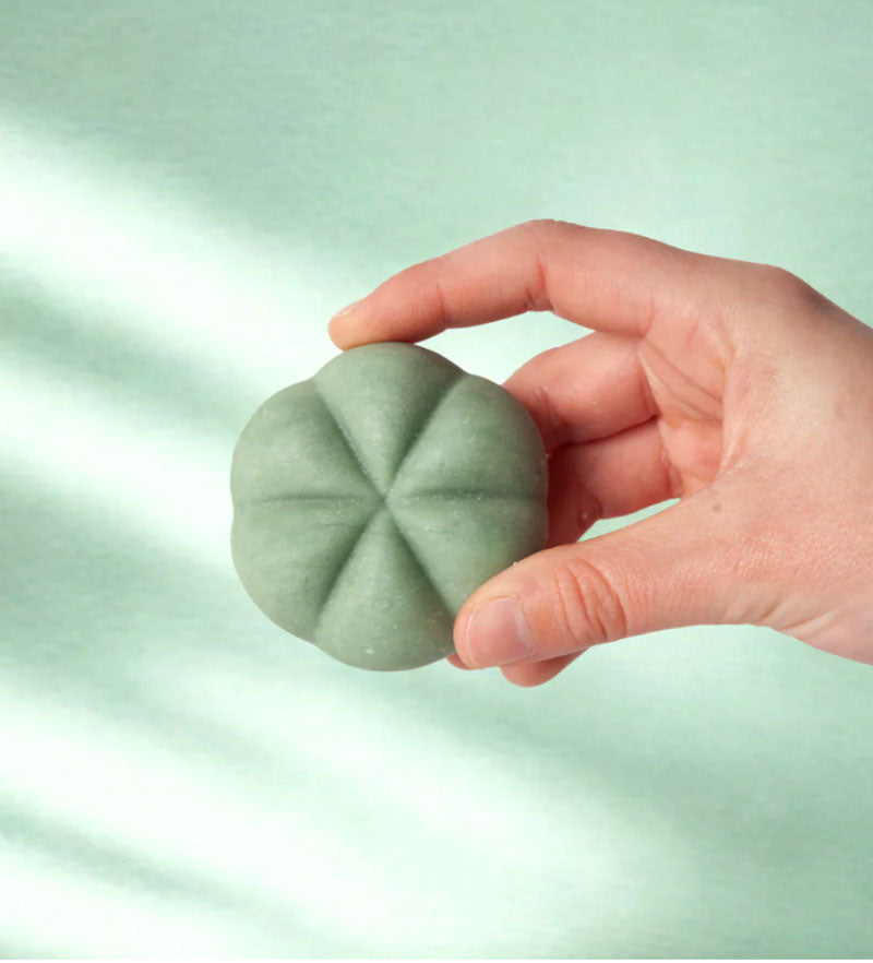 Set Viso Palma Reale Verde – Scrub solido viso anti-iperfezioni & Dischetto Esfoliante