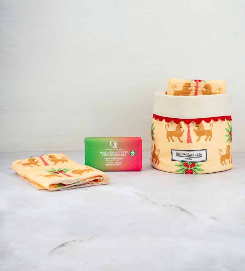Royal Lion Muslin Face towel