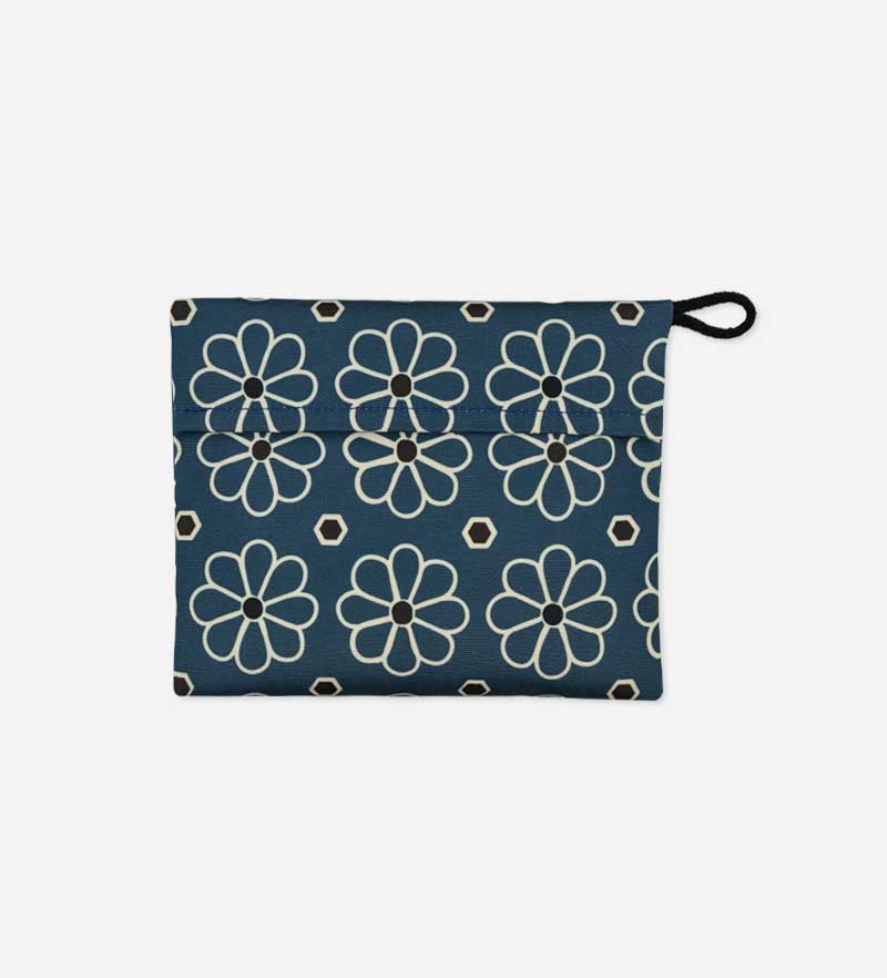 Maiolica Fiore Travel Soap Holder Blu