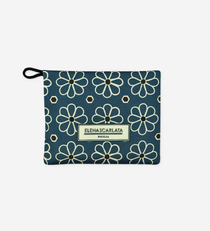 Maiolica Fiore Travel Soap Holder Blu