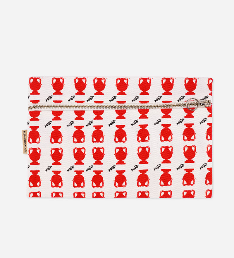 Travel Cosmetics Holder Red Cups