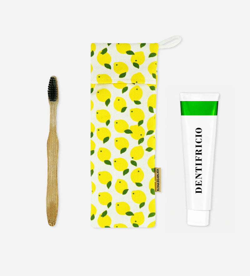 Lemon Toothbrush Case