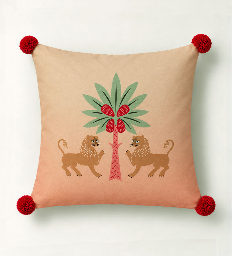 Leone Reale Cuscino in cotone