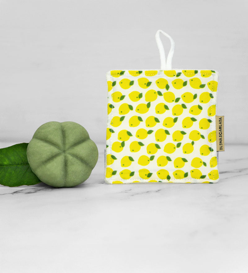 Set Viso Limone – Detergente Solido Anti imperfezioni & Dischetto Esfoliante