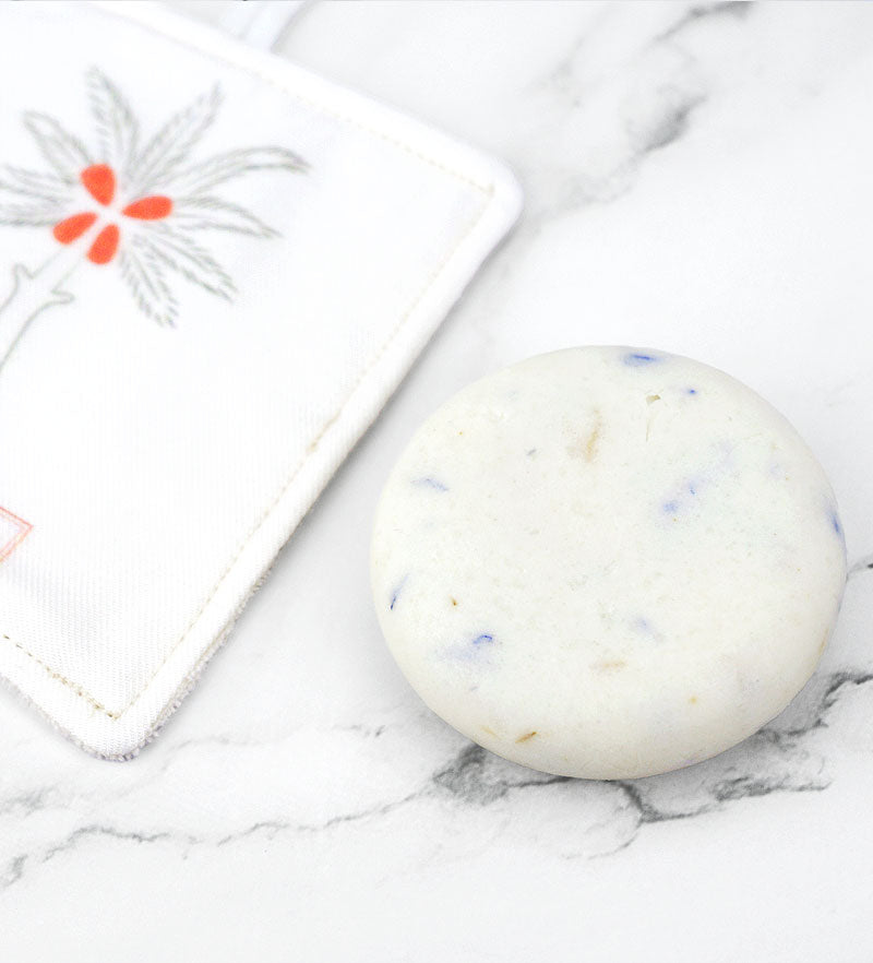 Royal Palm Facial Set – Gentle Solid Facial Scrub & Exfoliating Pad